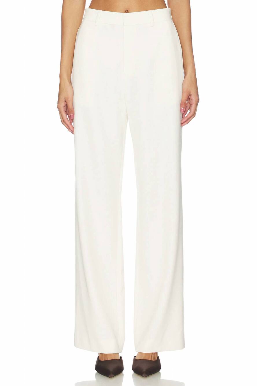 NEW ELODIE isolde tailored pant in ivory